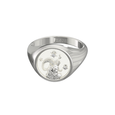 Aries Small Signet Ring