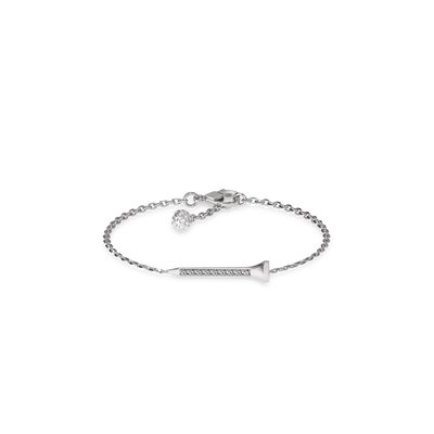 Pulsera "The Golf" con perlas, diamante blanco
