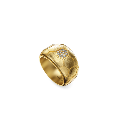 'The Soccer' Dome Ring, White Diamond