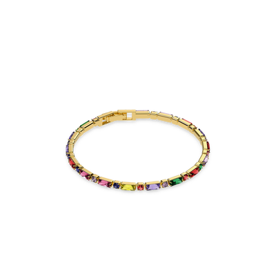 Bracelet de tennis multicolore Glowfest