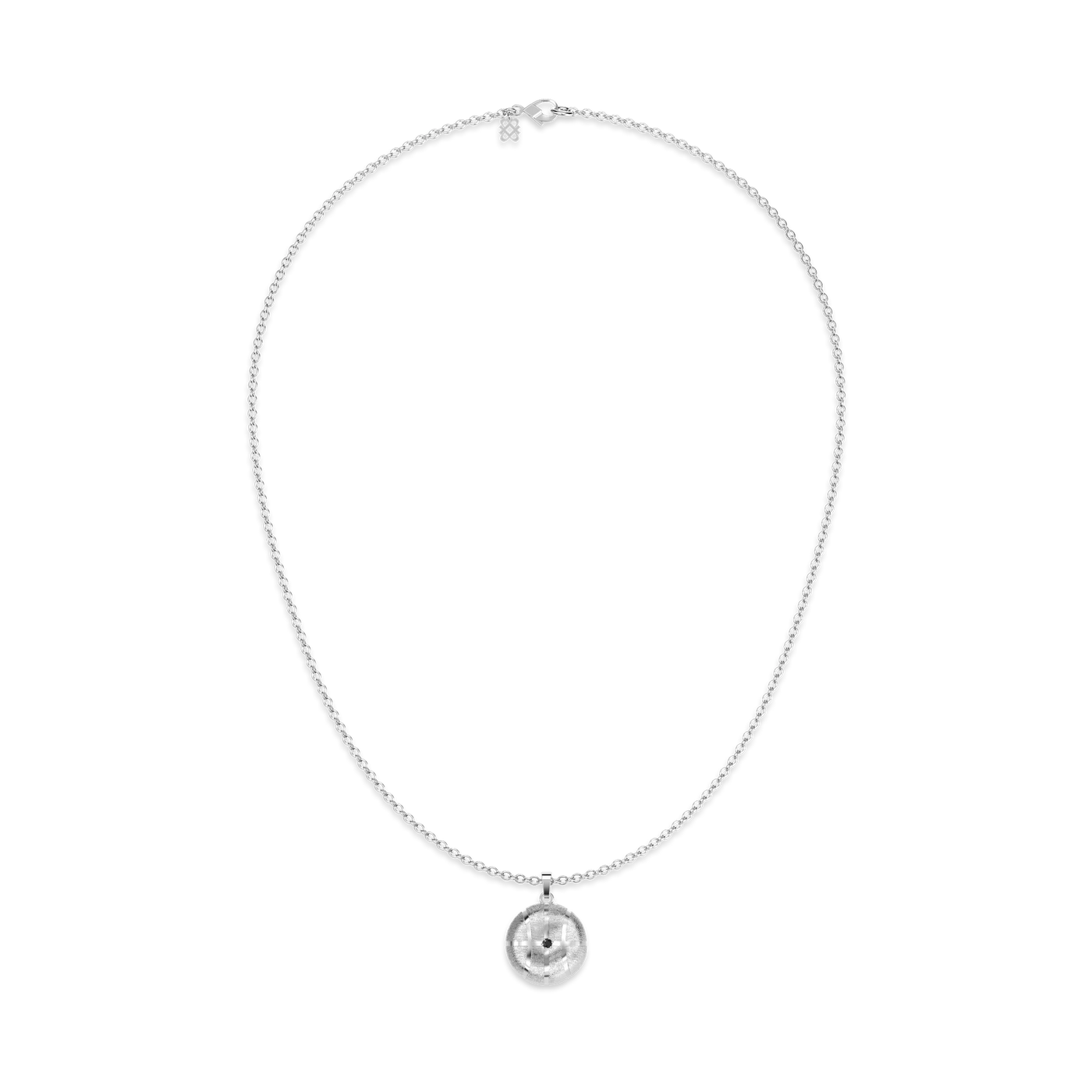 Le pendentif balle qui fuit "The Basketball", diamant noir