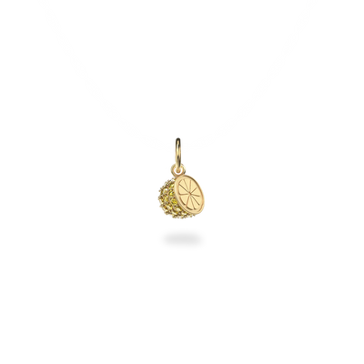 Natural Wonder Half Lemon Charm, Yellow Diamond Pavé - PASCAL#color_18k-yellow-gold-vermeil-yellow-diamond