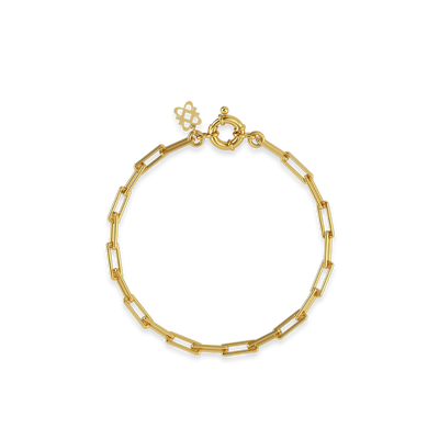 Paperclip Bracelet - PASCAL#color_18k-yellow-gold-vermeil