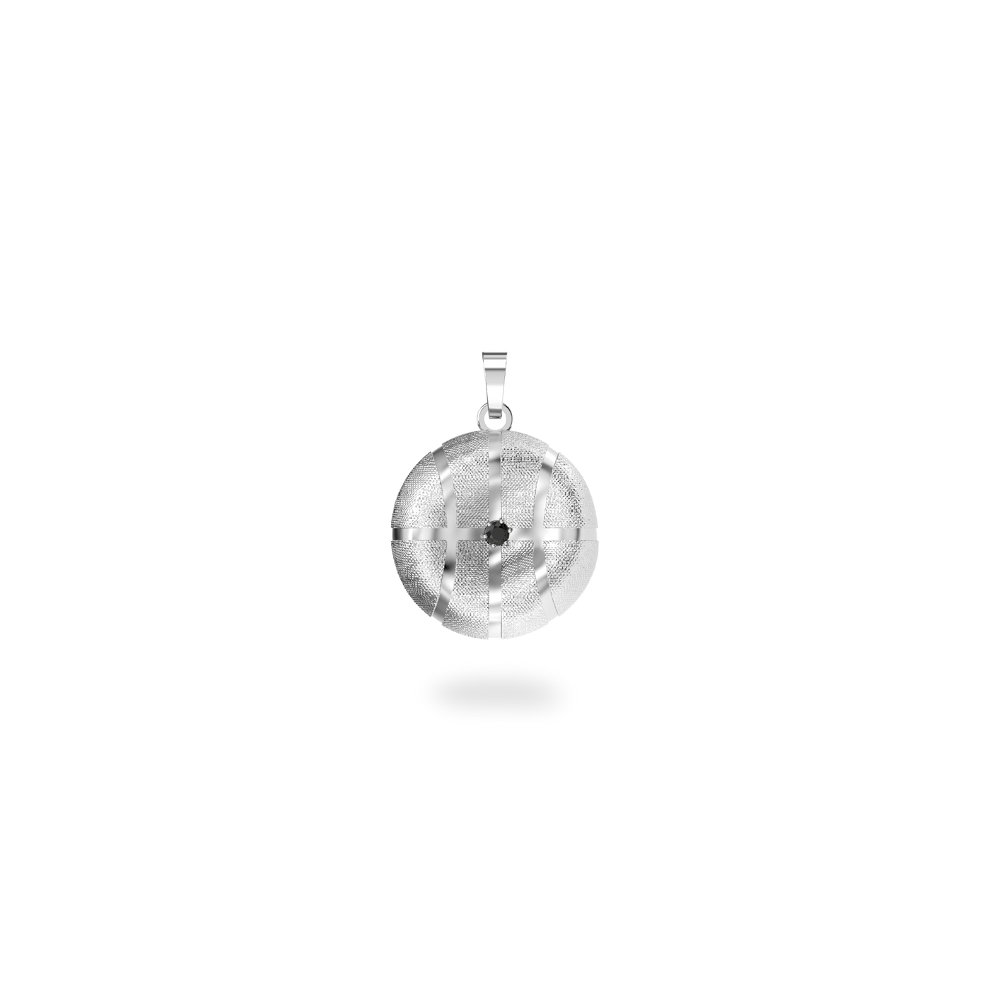 The Basketball Leaking Ball Pendant, Black Diamond - PASCAL