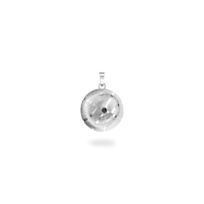 The Basketball Crooked Ball Pendant, Black Diamond - PASCAL