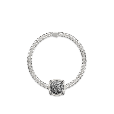 The Great Civitas Zeus Coin Bracelet, Black Diamond - PASCAL