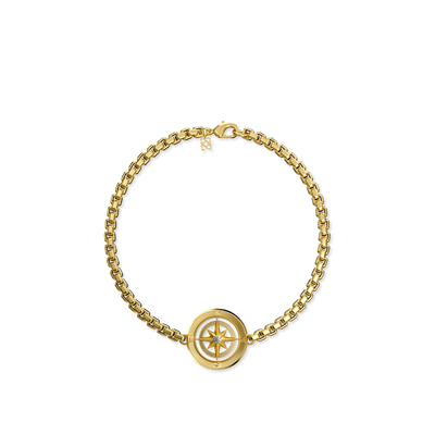 Compass Bracelet, White Diamond - PASCAL