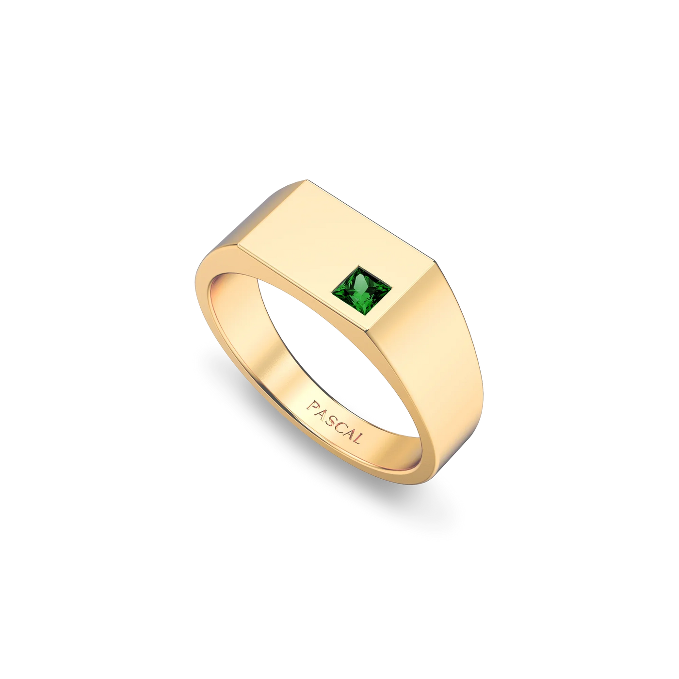 Geo Gemstone Signet Ring