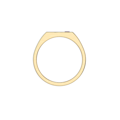 Geo Gemstone Signet Ring