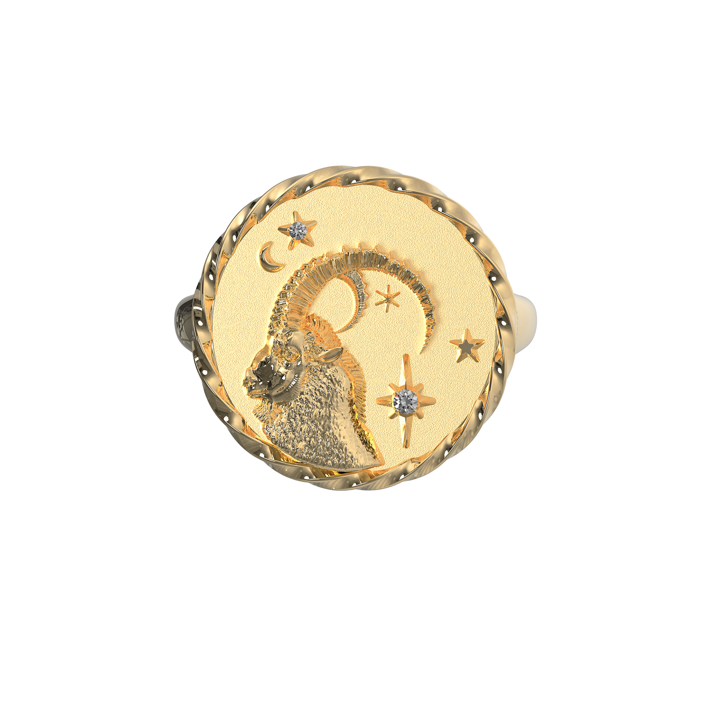 Capricorn Signet Ring