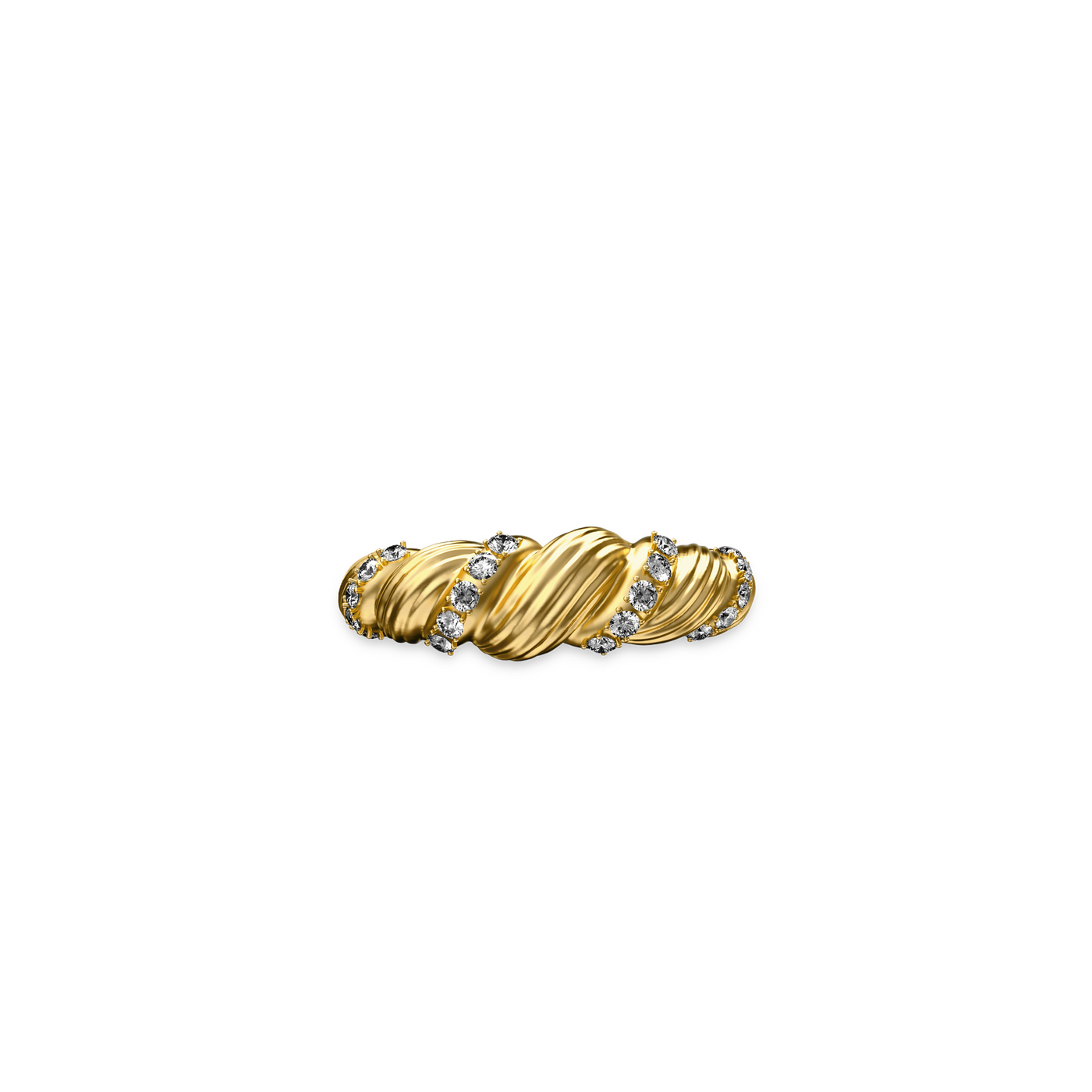 Anillo de Cúpula con Racimo de Uvas