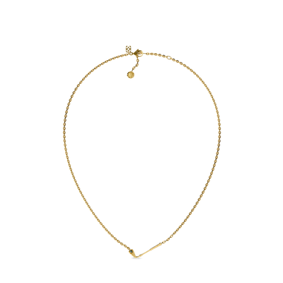 'The Golf' Club Necklace, Green Diamond
