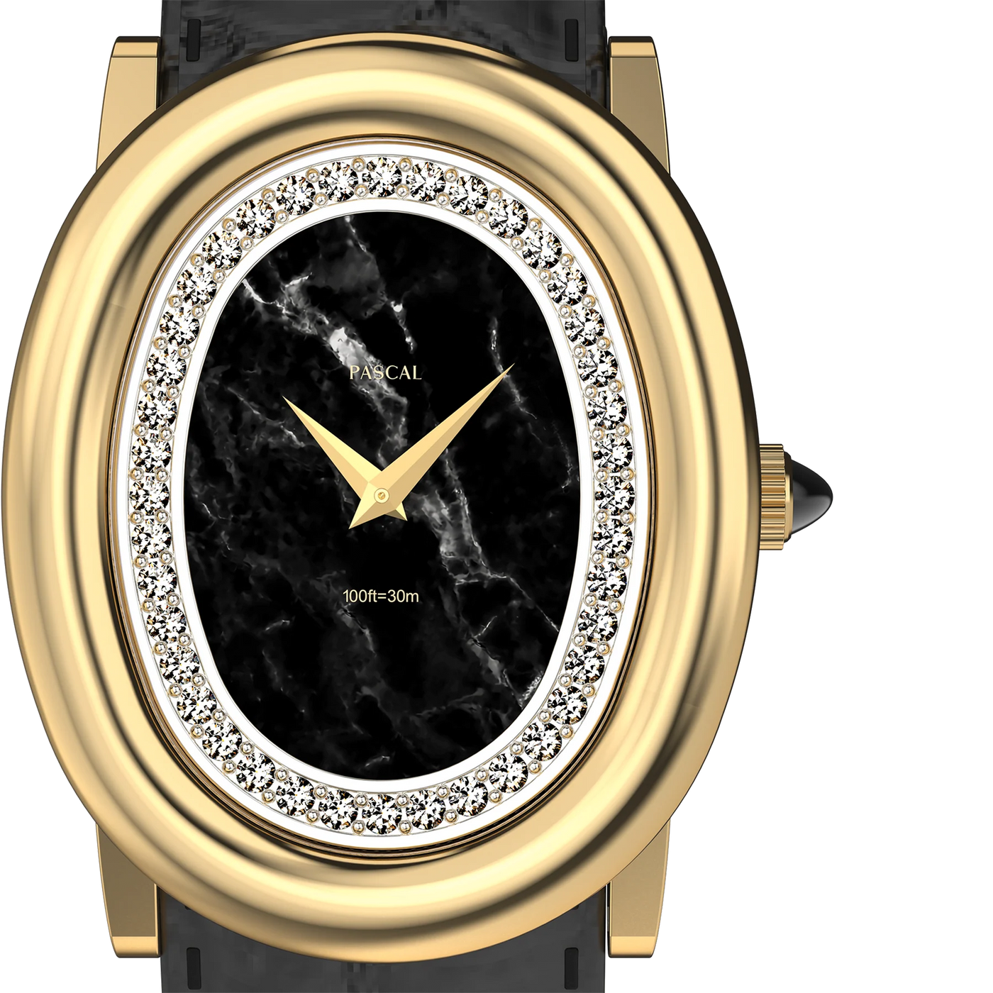 Oval Royale Diamond Watch (24mm x 30mm)