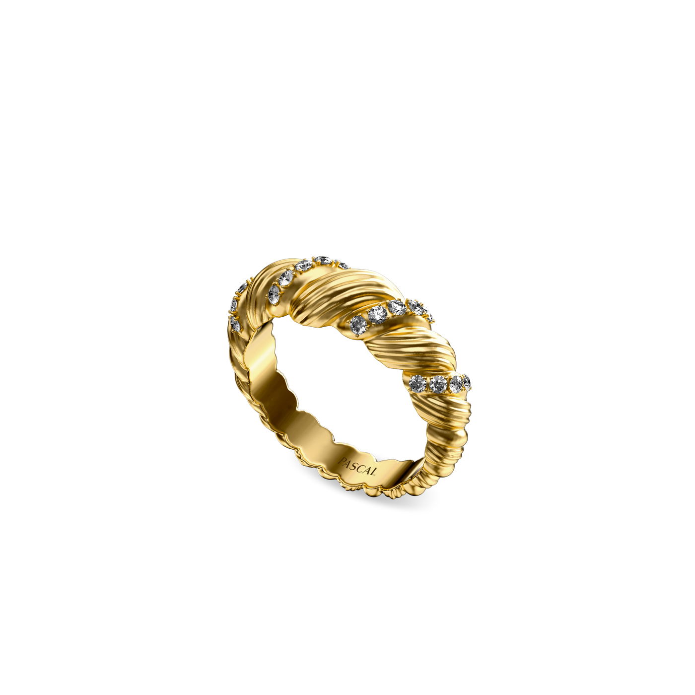 Anillo de Cúpula con Racimo de Uvas