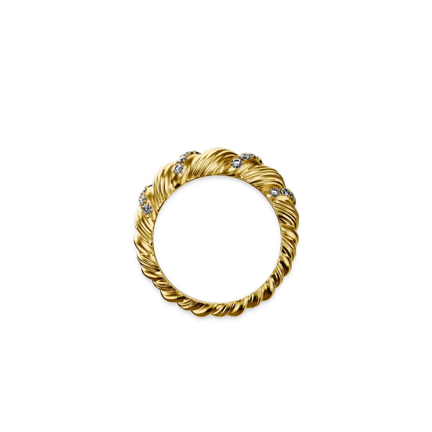 Anillo de Cúpula con Racimo de Uvas
