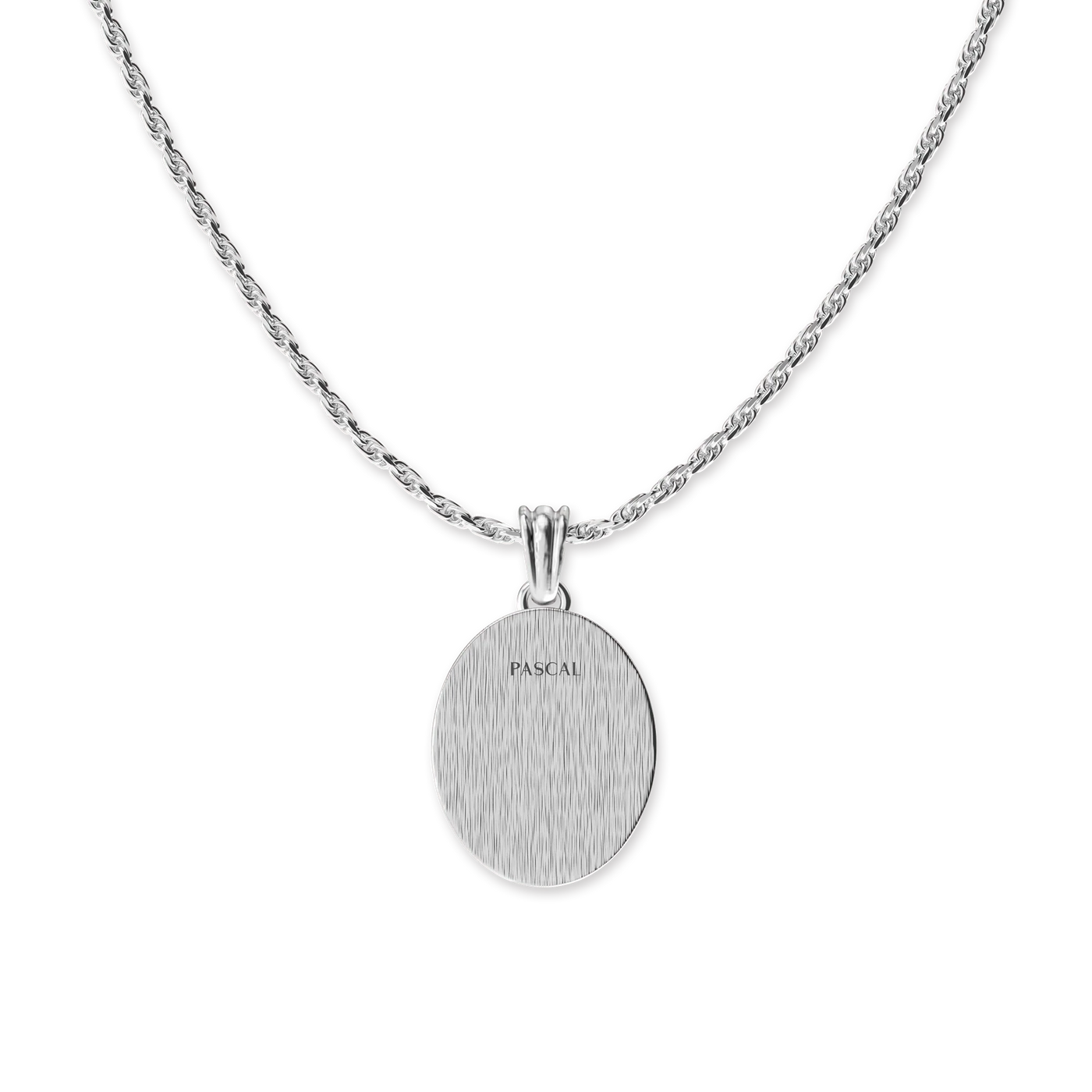 Ciondolo ovale 'Olympus' Athena, diamante bianco