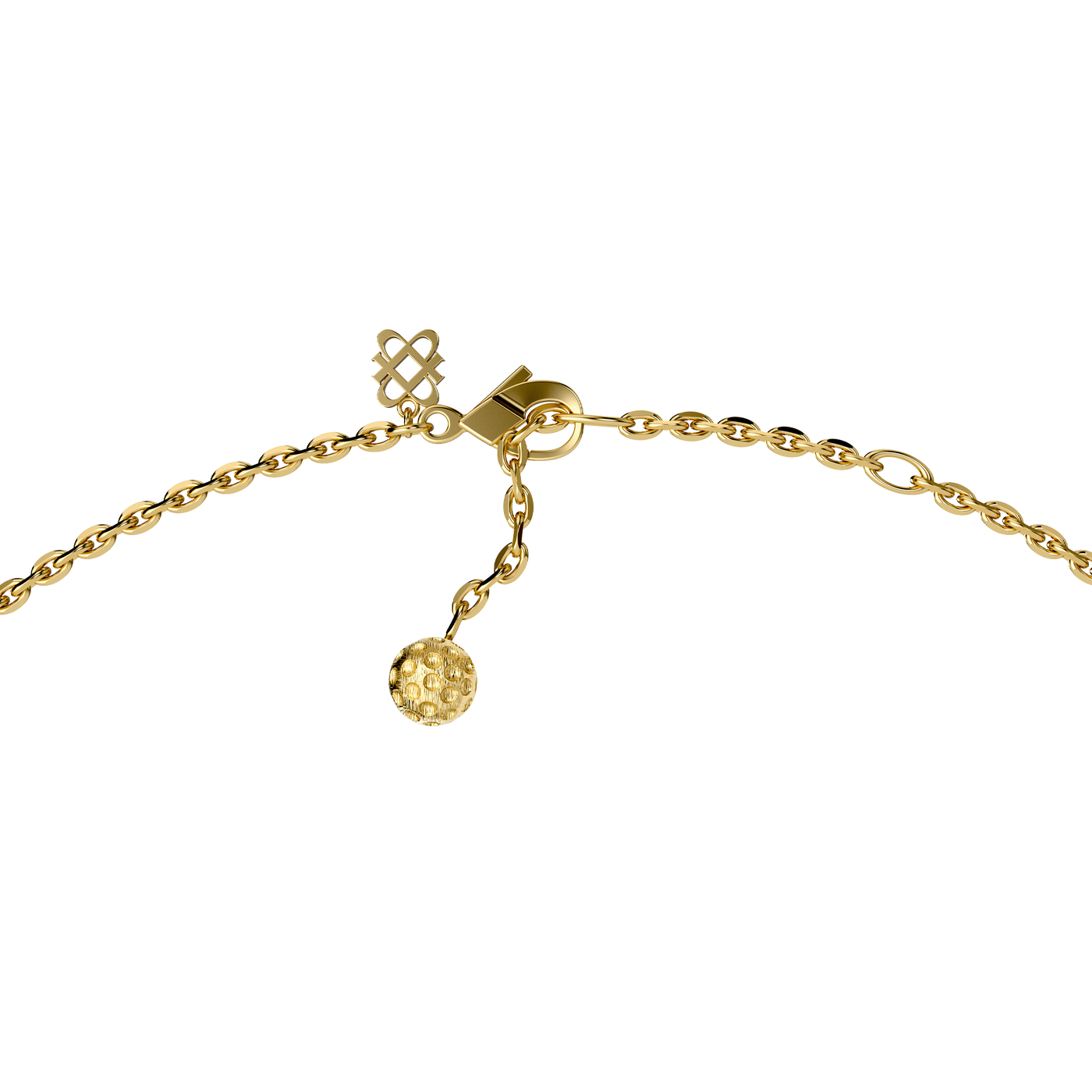 'The Golf' Club Necklace, Green Diamond