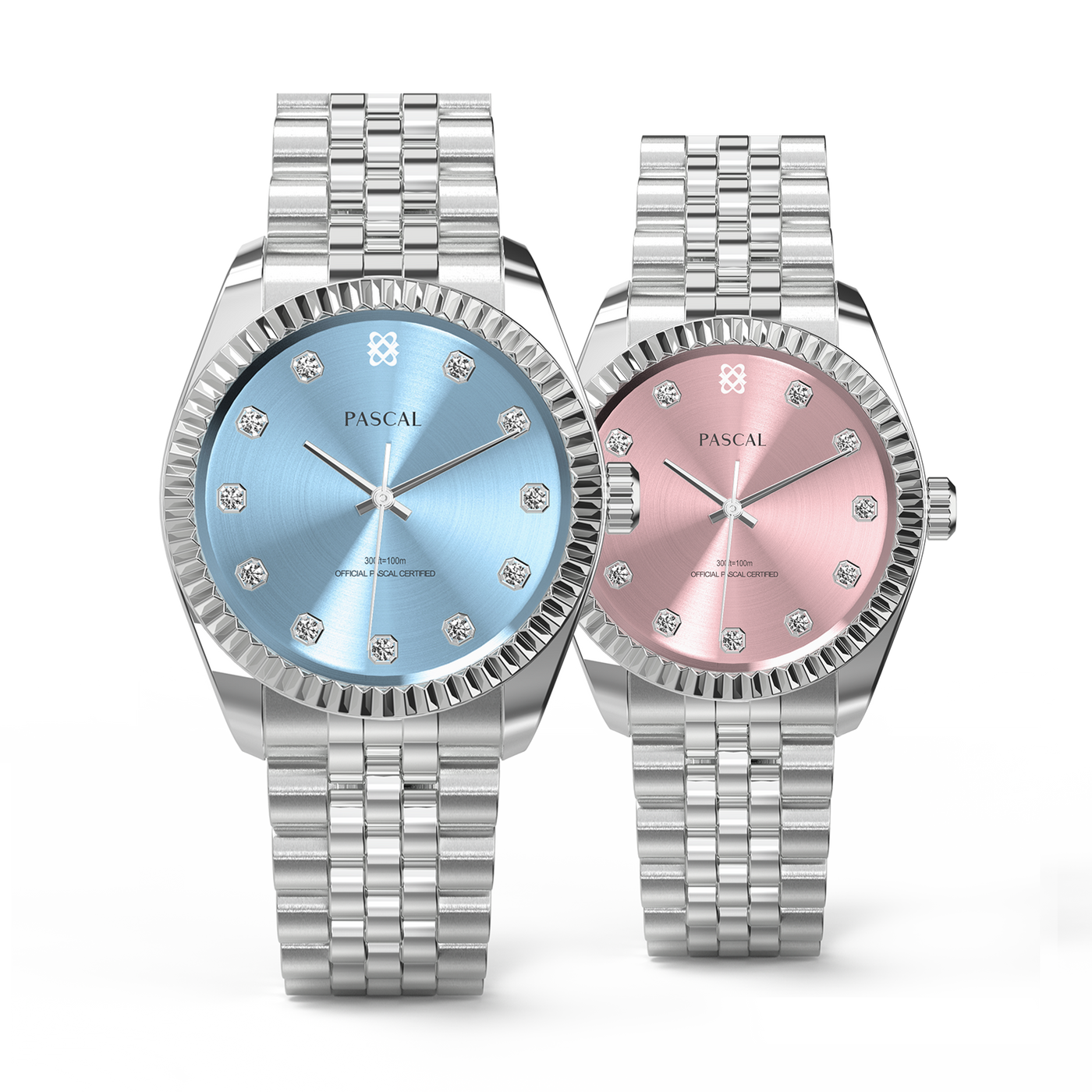 Timeless Classic Diamond Couple Watches