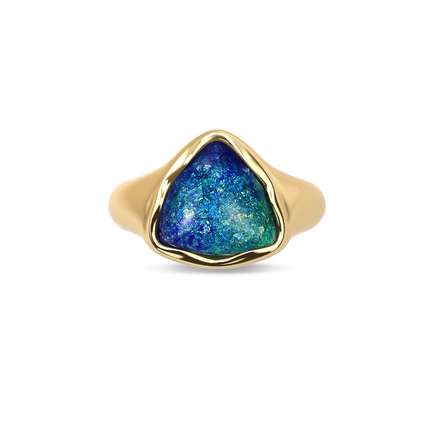 'Universe' Enamel Lava Ring, Shield