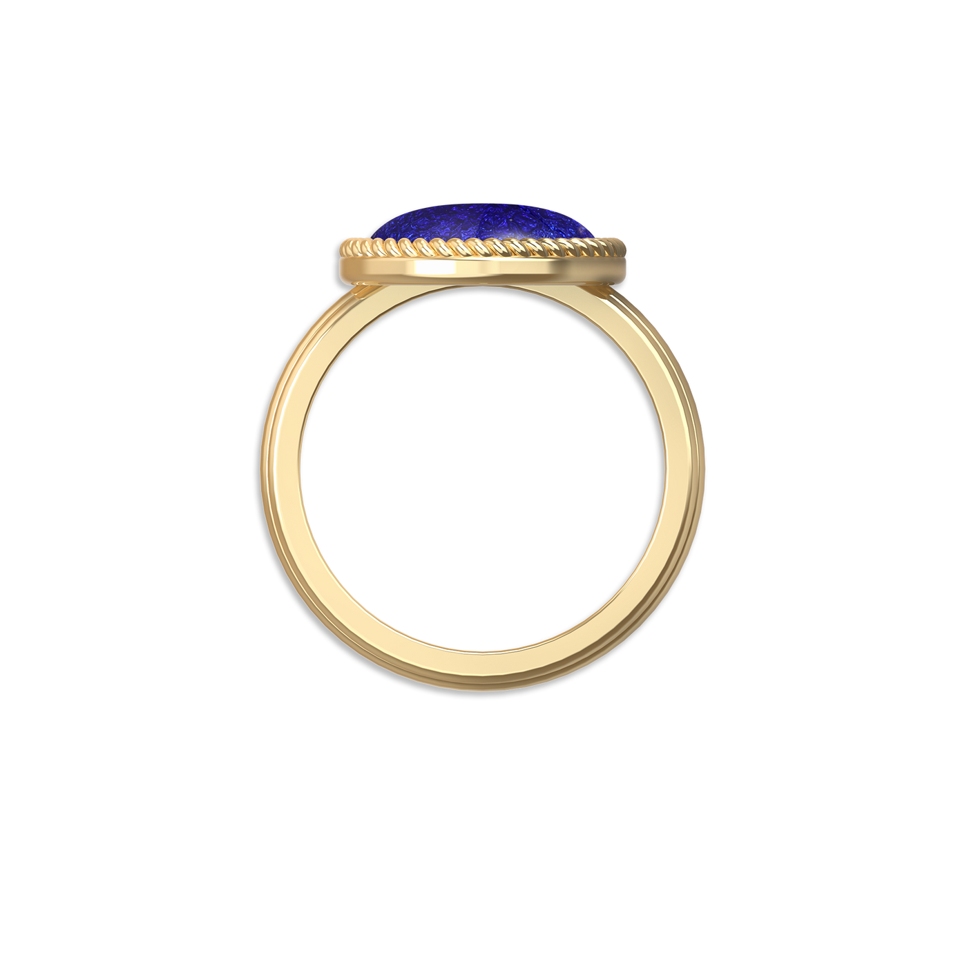 'Universe' Enamel Rope Ring, Round