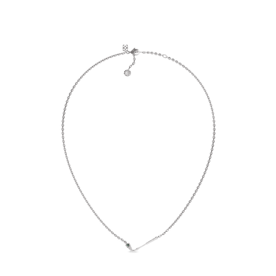 'The Golf' Club Necklace, Green Diamond