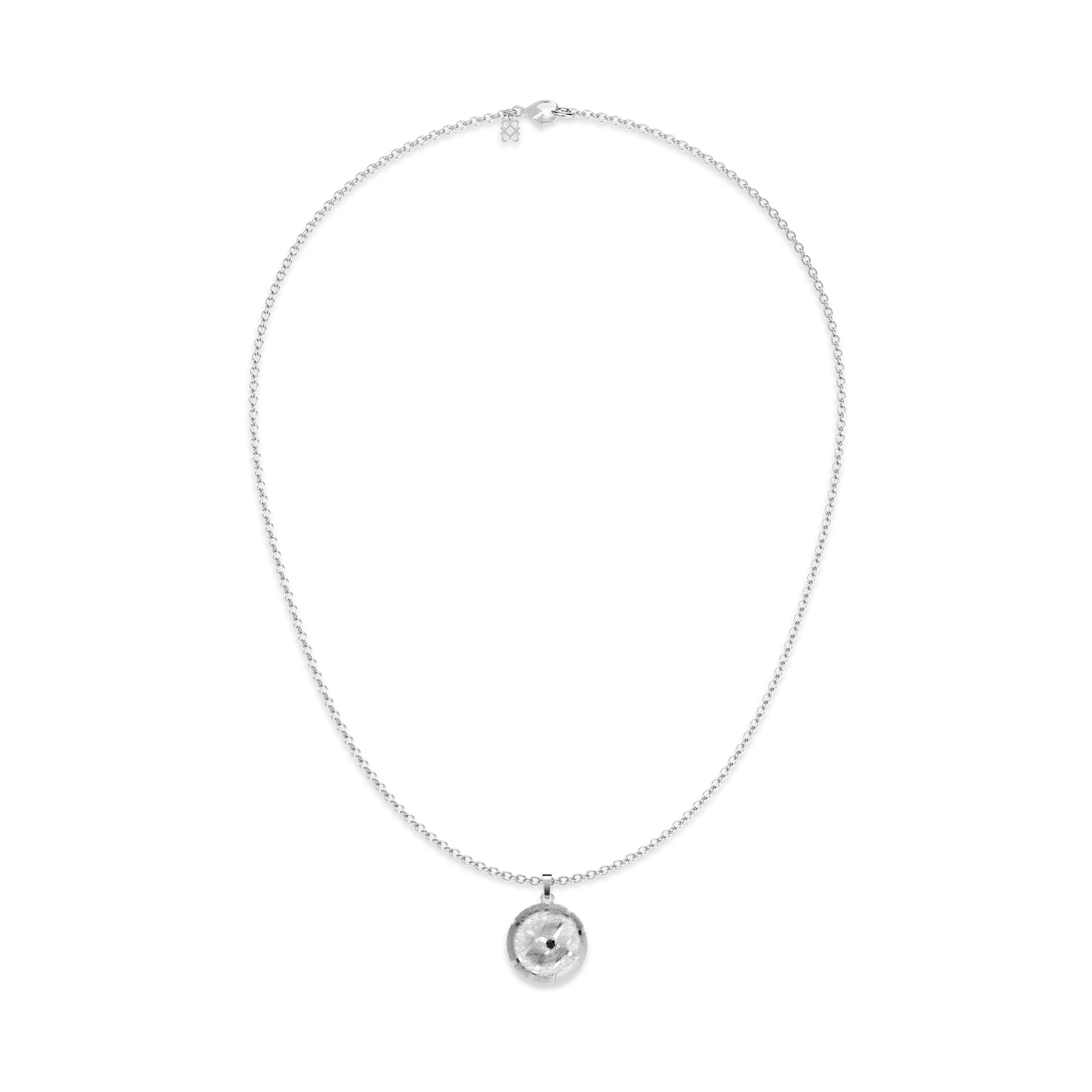 Ciondolo "The Basketball" Palla Storta, Diamante Nero