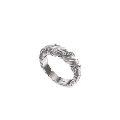 Anillo de Cúpula con Racimo de Uvas