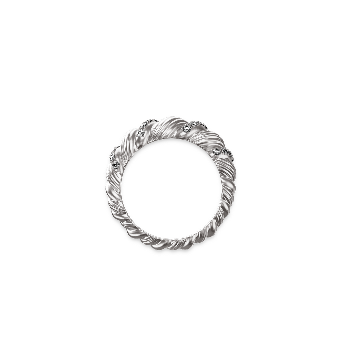 Anillo de Cúpula con Racimo de Uvas