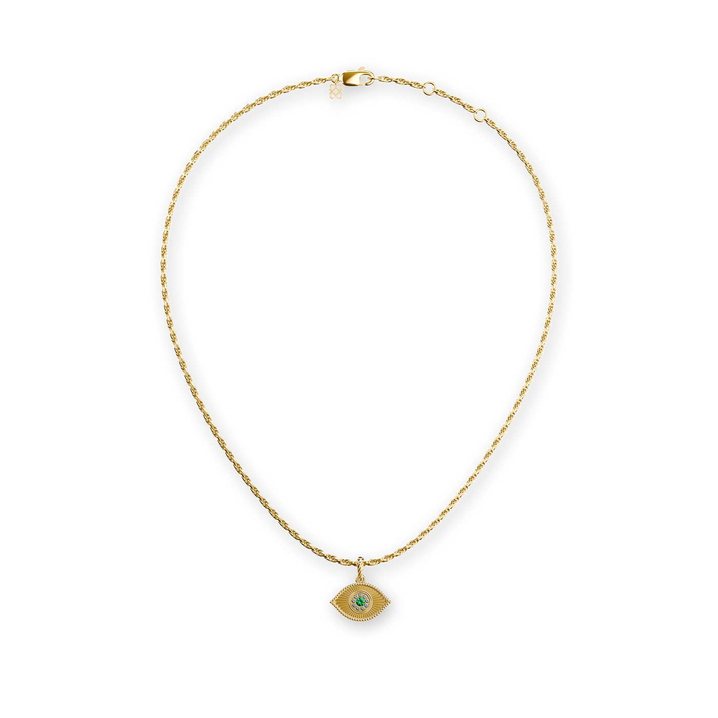 Collana "The Bonbon" con occhi, diamante bianco