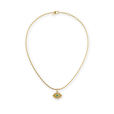 Collana "The Bonbon" con occhi, diamante bianco