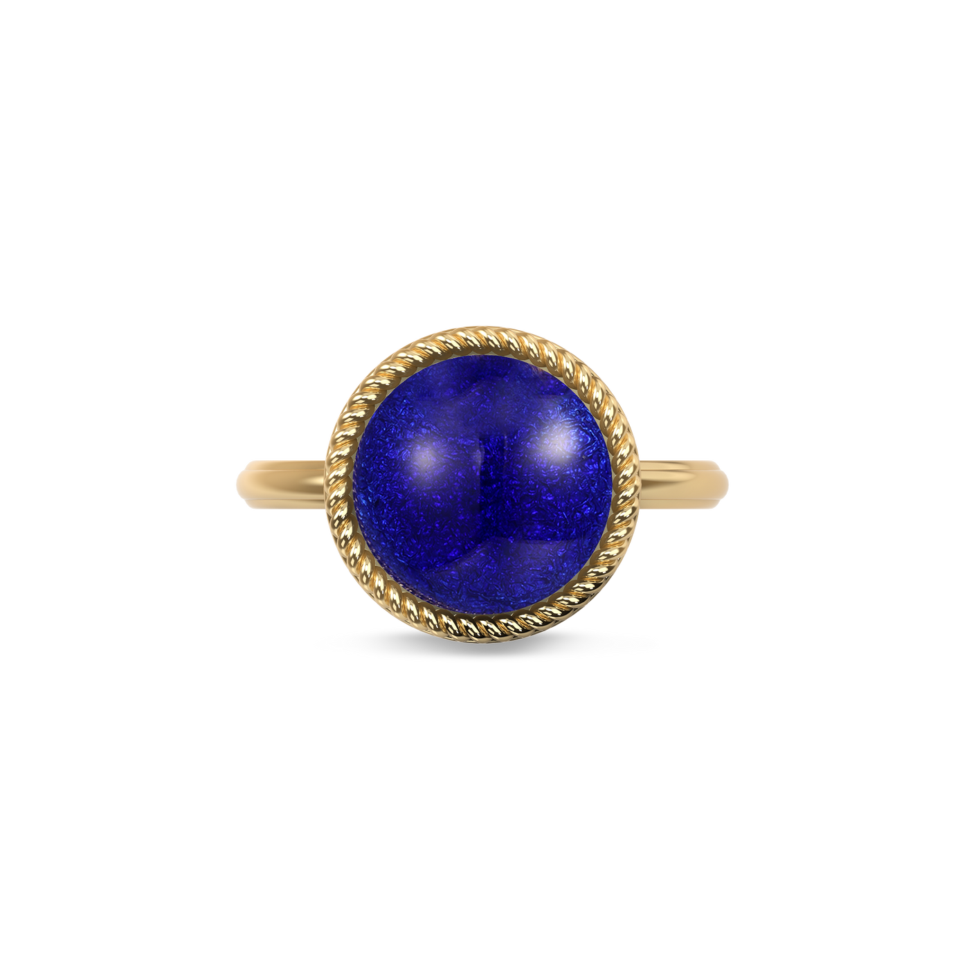 'Universe' Enamel Rope Ring, Round