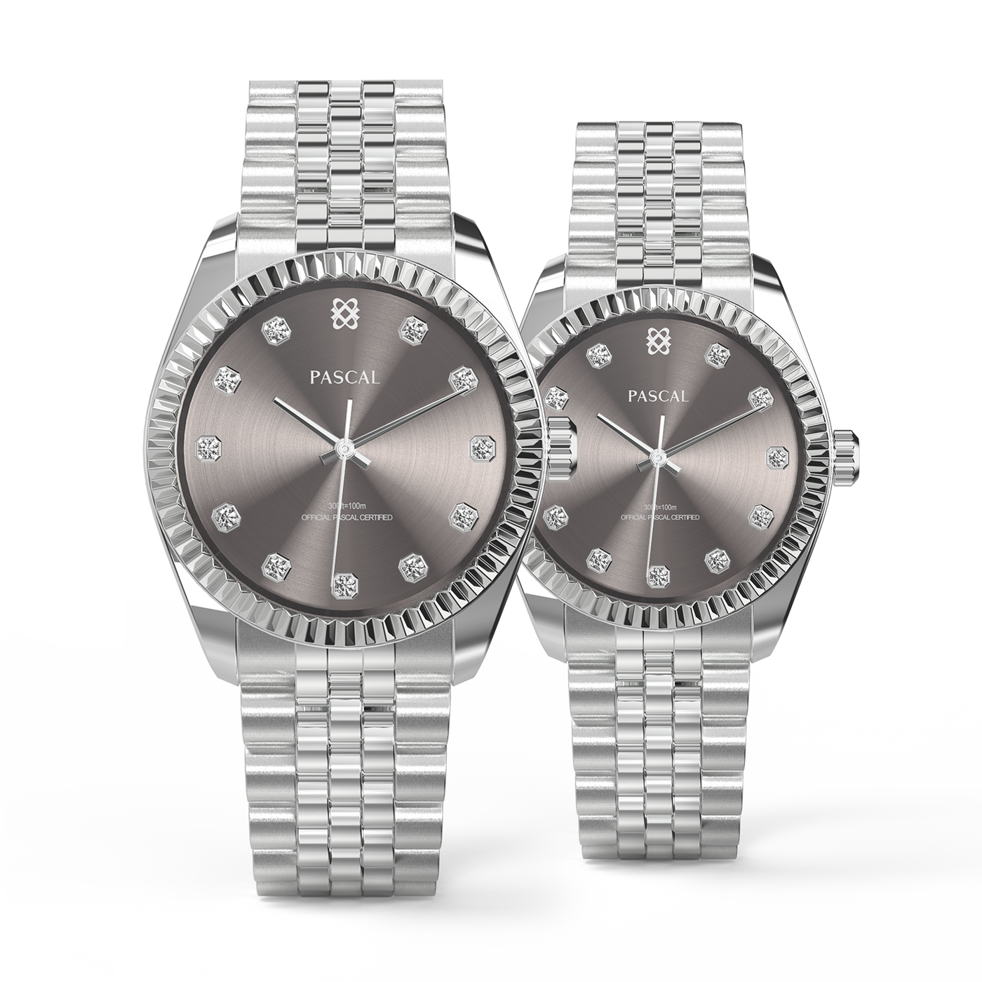 Timeless Classic Diamond Couple Watches