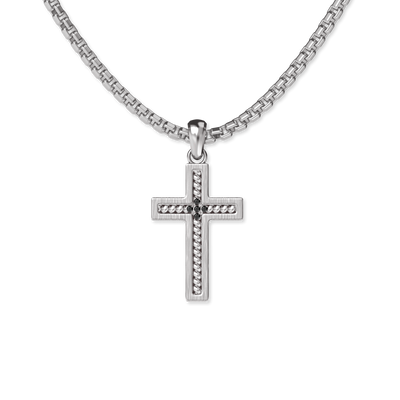 Pendente Cruz de Cabo, Diamante Negro