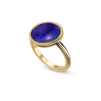 'Universe' Enamel Rope Ring, Round