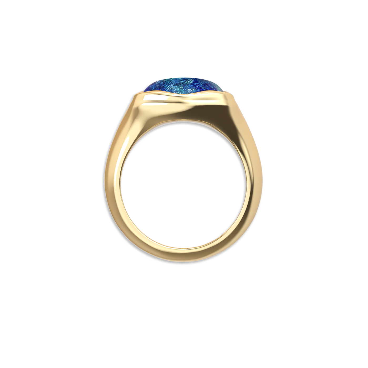 'Universe' Enamel Lava Ring, Shield