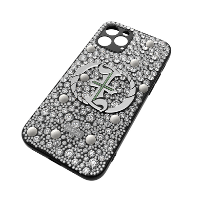 'PASCAL x Dess Dior' Pattern Diamond Phone Case