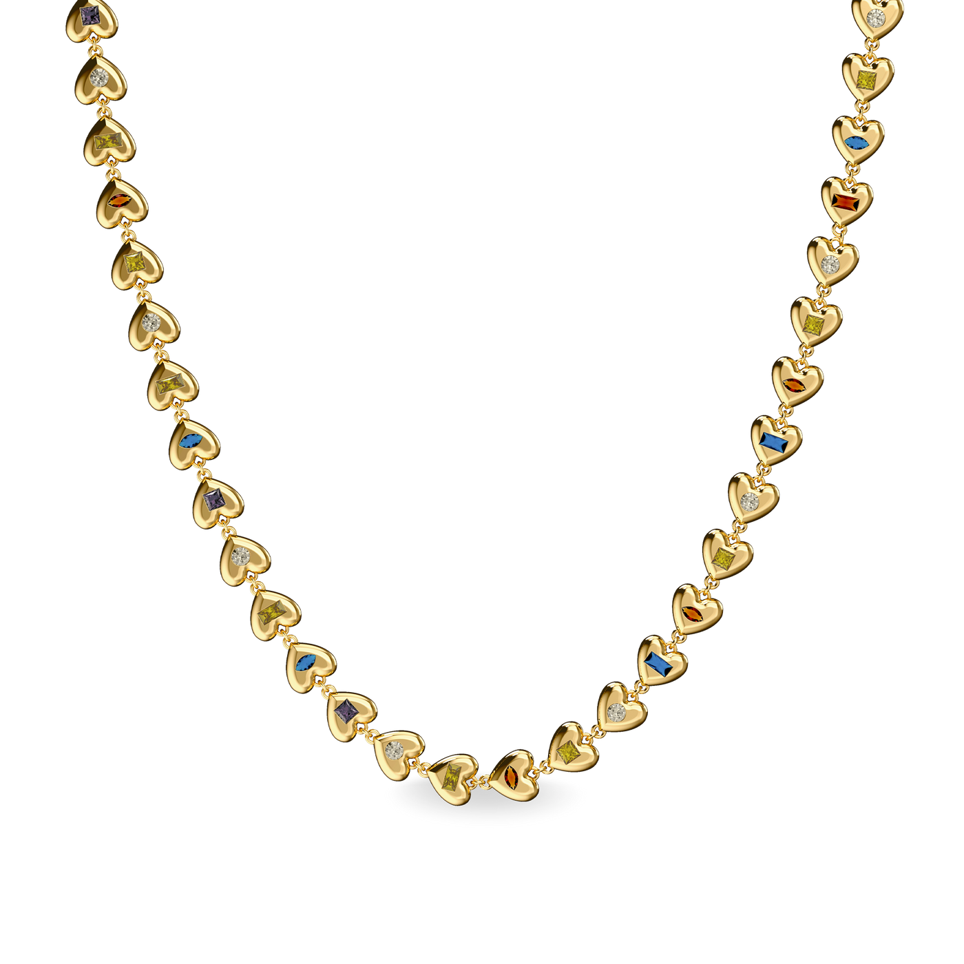 Collar de piedra preciosa Lovelink