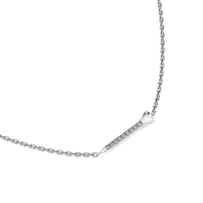 Collar con colgante "The Golf", diamante blanco