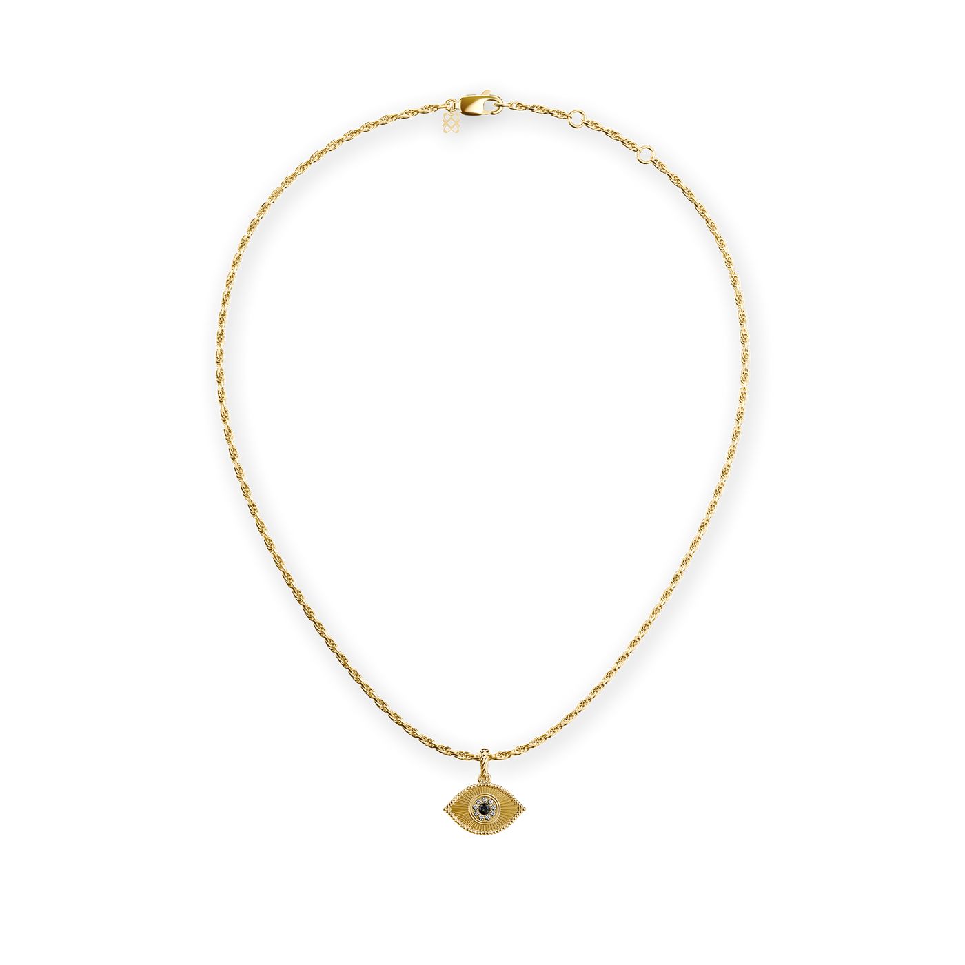 Collana "The Bonbon" con occhi, diamante bianco