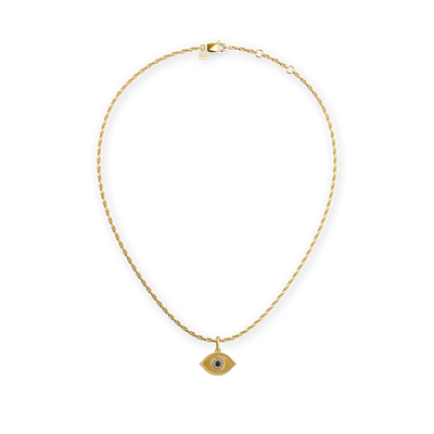 Collana "The Bonbon" con occhi, diamante bianco