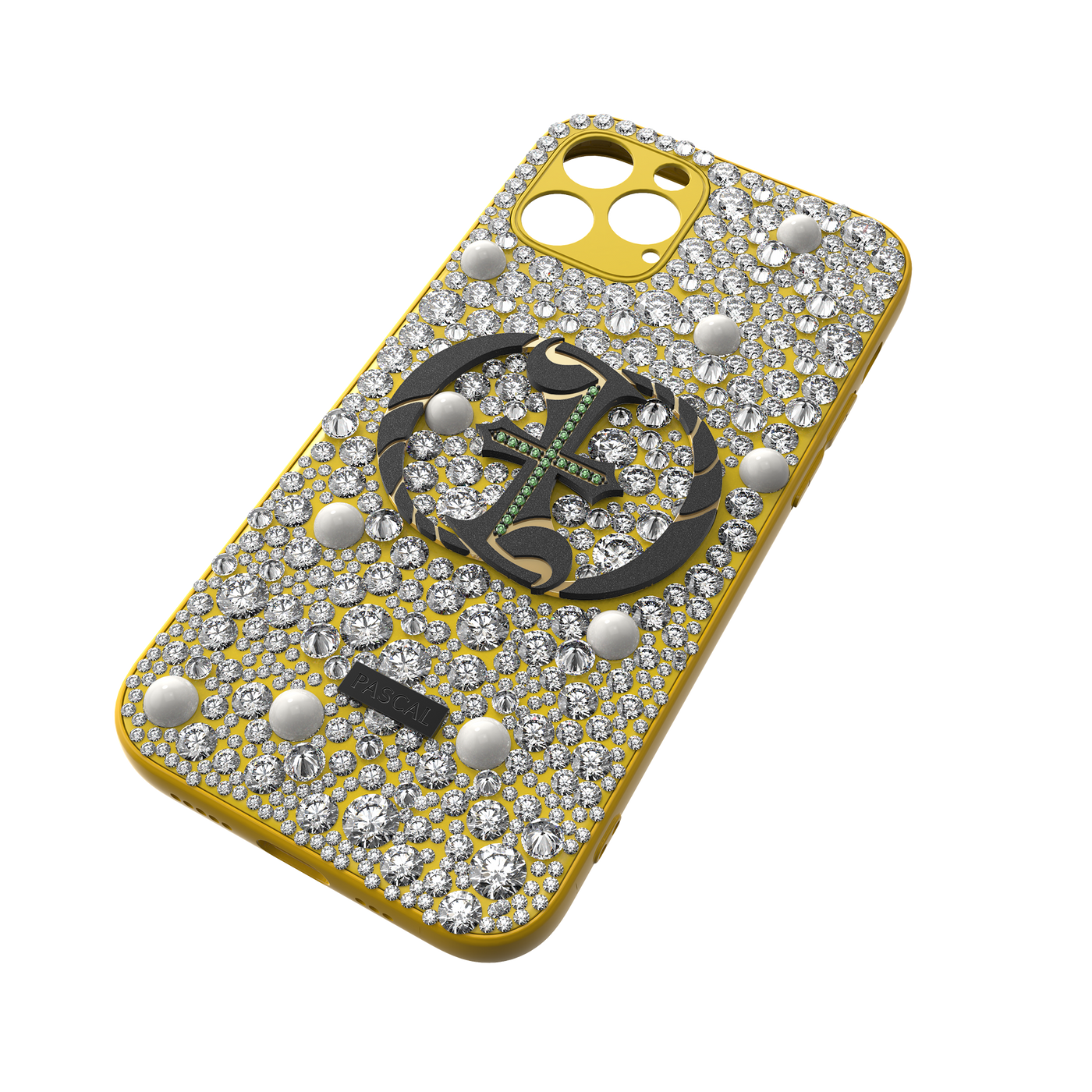 'PASCAL x Dess Dior' Pattern Diamond Phone Case