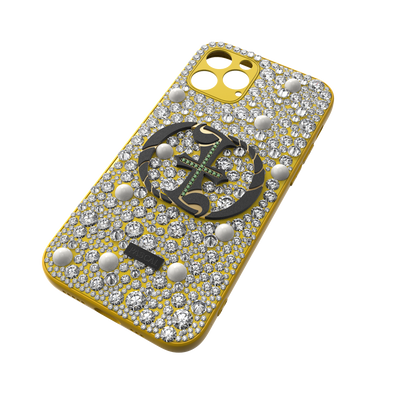 'PASCAL x Dess Dior' Pattern Diamond Phone Case