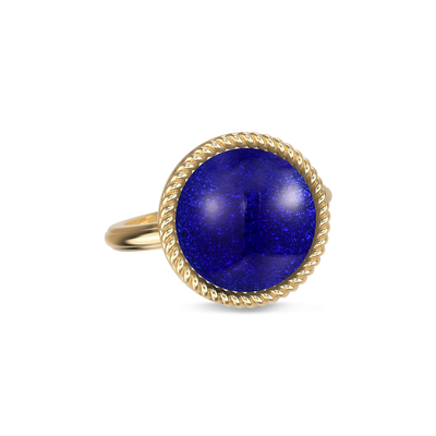 'Universe' Enamel Rope Ring, Round