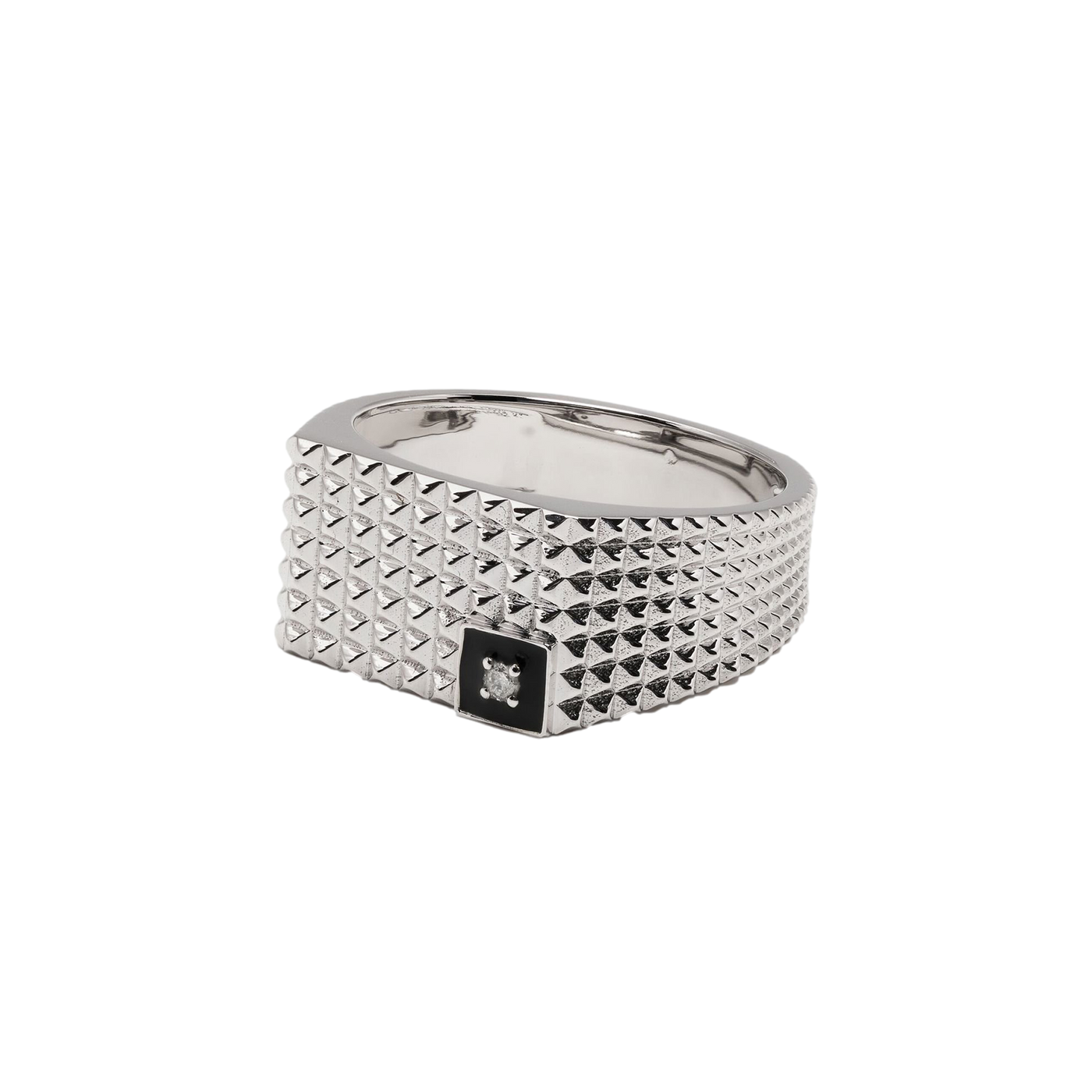 Bague diamant Chevaliere picotti