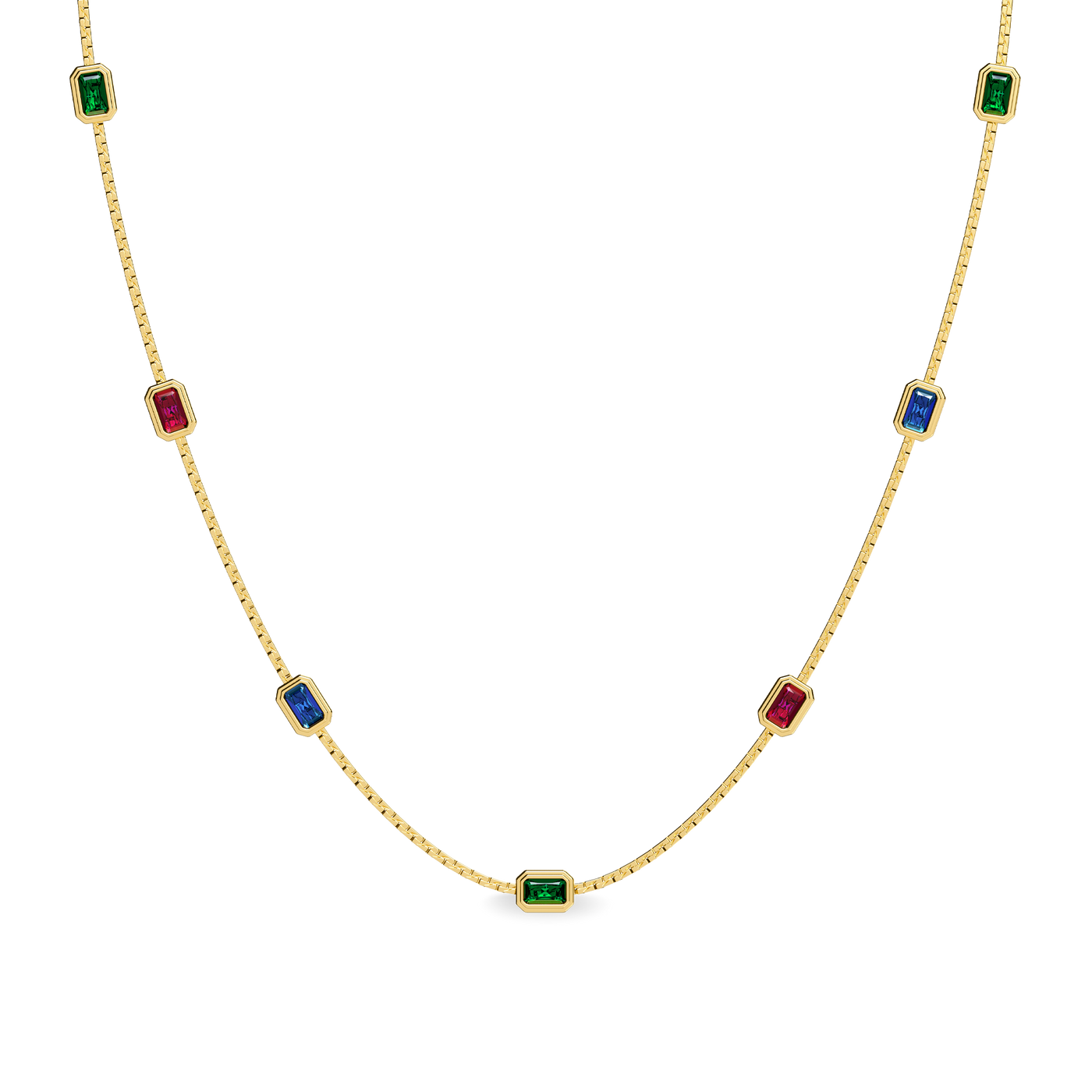 Collana con pietra preziosa Gemelle