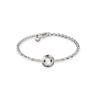 Braccialetto "The Soccer", Diamante Nero