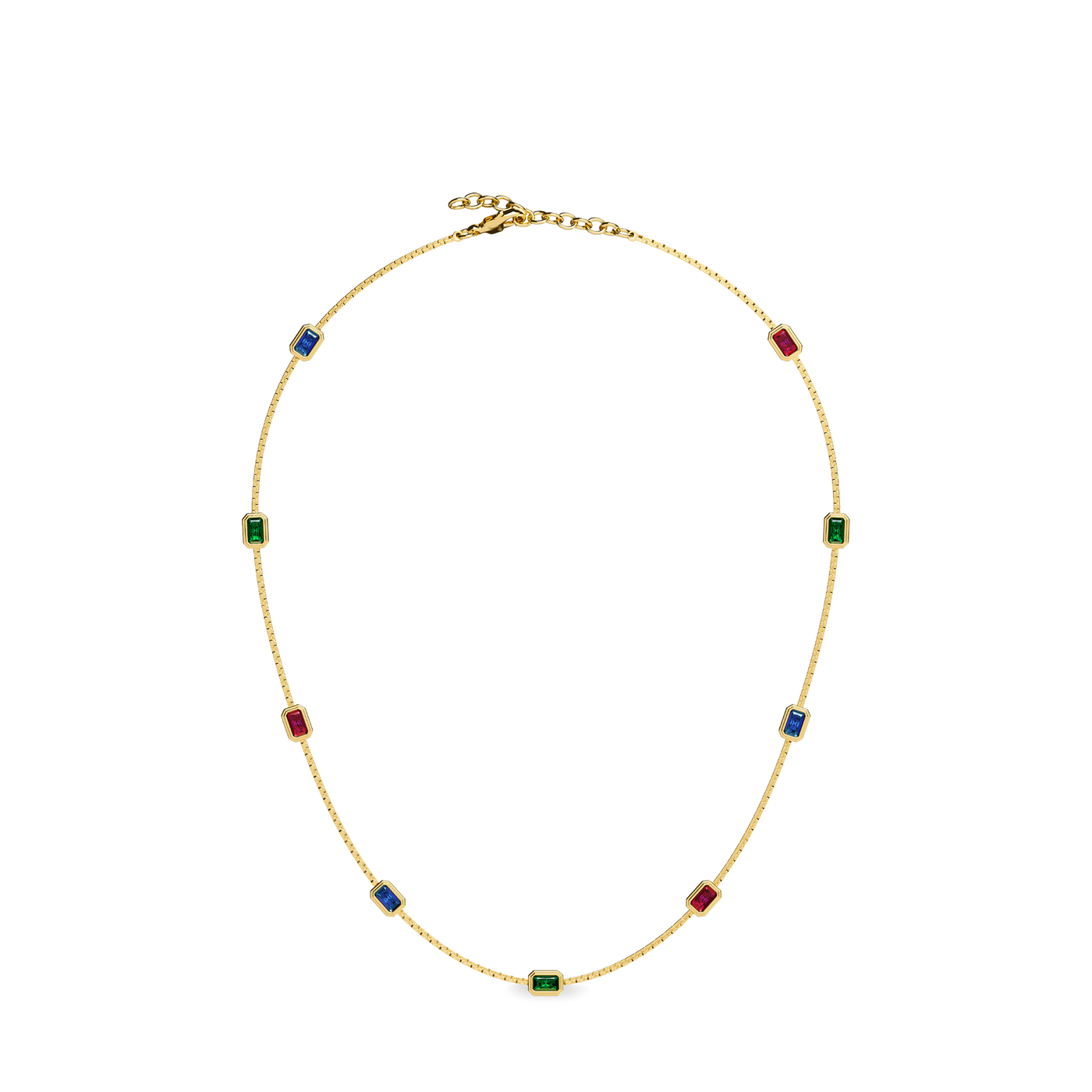 Collana con pietra preziosa Gemelle