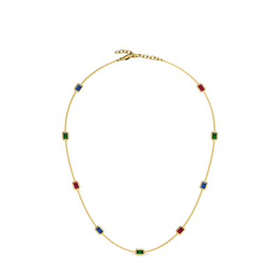 Collana con pietra preziosa Gemelle