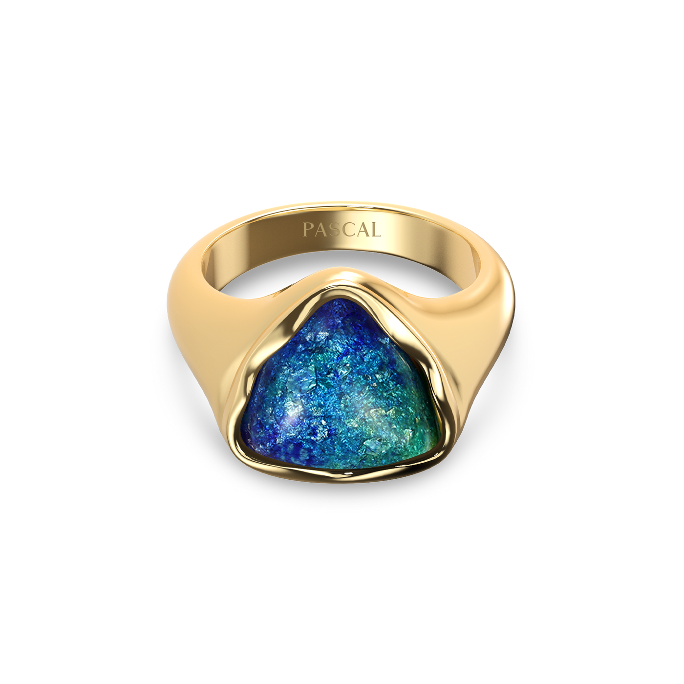 'Universe' Enamel Lava Ring, Shield