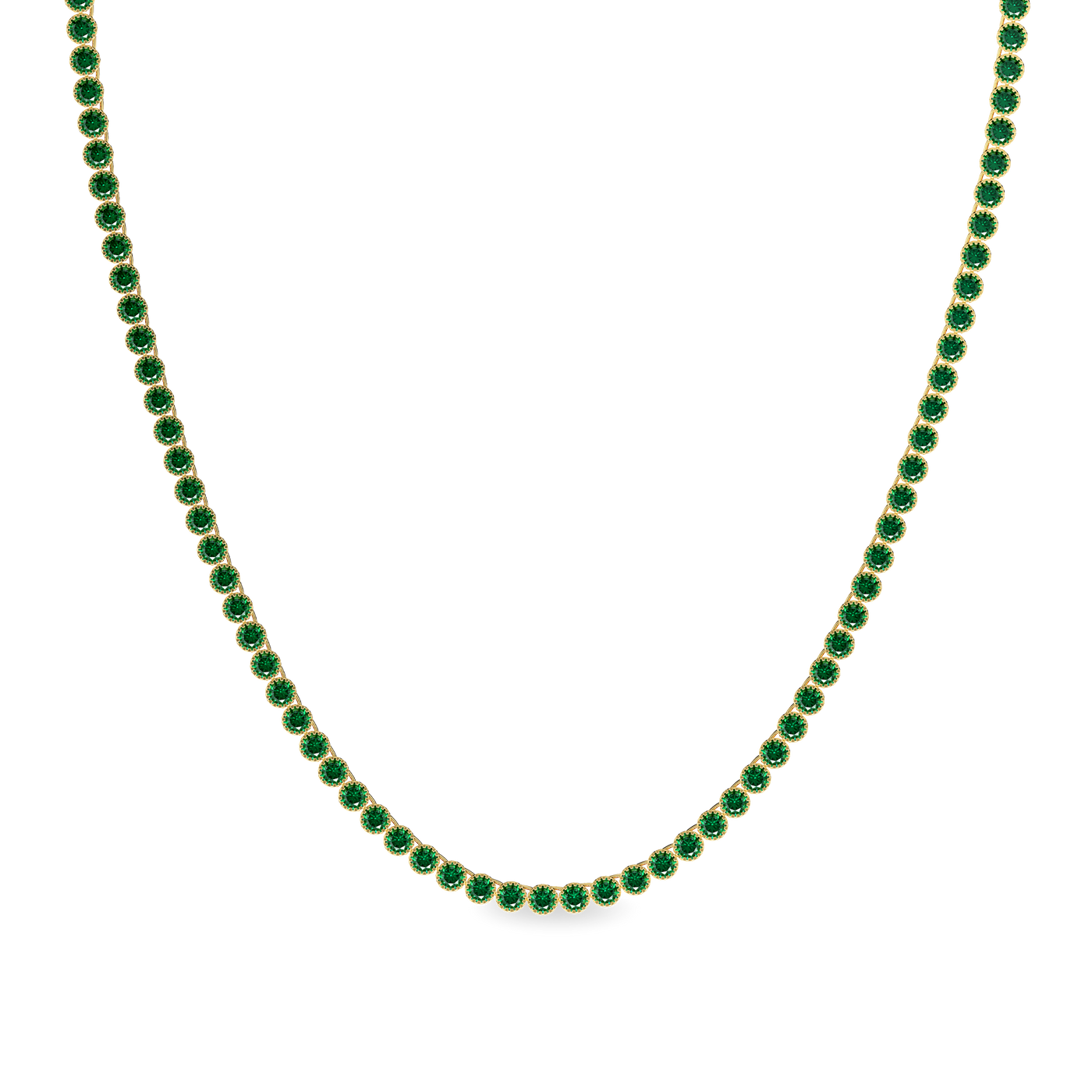 Vernal Gemstone Tennis Necklace